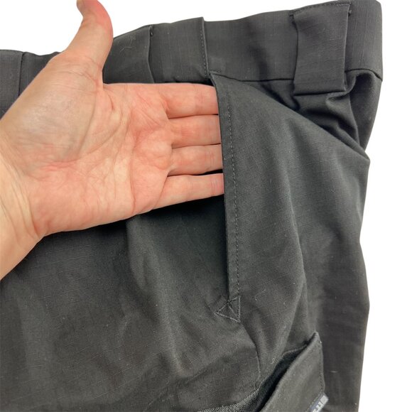 5.11 Tactical Series Black Women's Pants Cargo Pockets Stretch Waist Size 10 - Picture 9 of 12